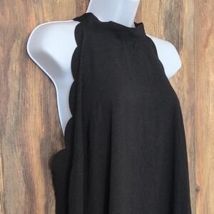 SHEIN Black Halter Backless Sundress Cocktail Dress 3XL